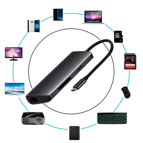 USB Type-C адаптер NETBOX SX-9051