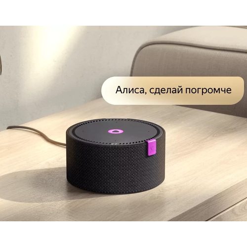 Умная колонка Яндекс Станция Мини (черный)