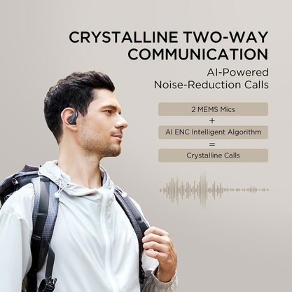 Беспроводные наушники 1More Fit SE Open Earbuds S50 (черный)