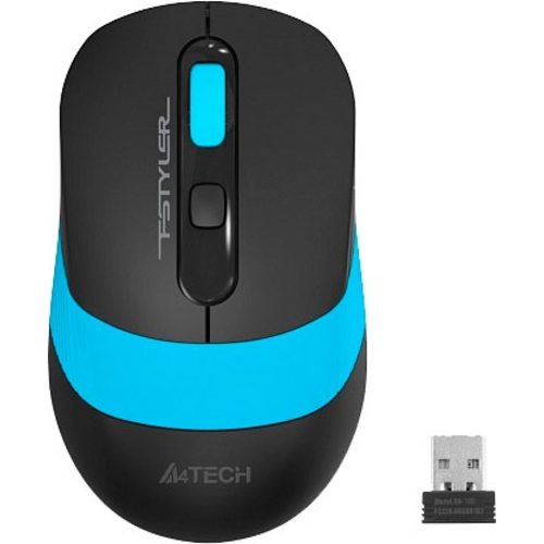 Мышка офисная A4Tech Fstyler FG10 (черно-голубой)