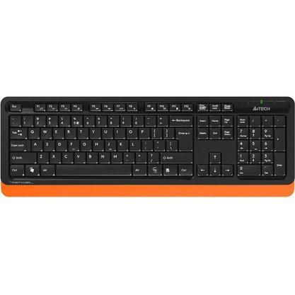 Набор периферии Клавиатура + мышь A4Tech Fstyler FG1010 (черный/оранжевый)