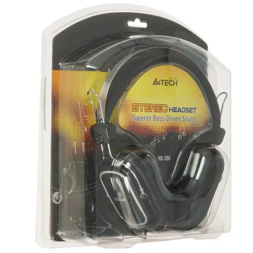 Наушники A4Tech HS-200 (черный)