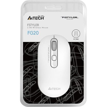 Мышка офисная A4Tech Fstyler FG20 (белый)