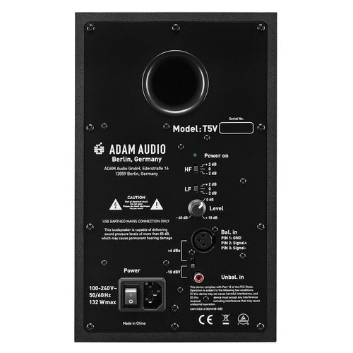 Студийный монитор ADAM AUDIO T5V (черный)