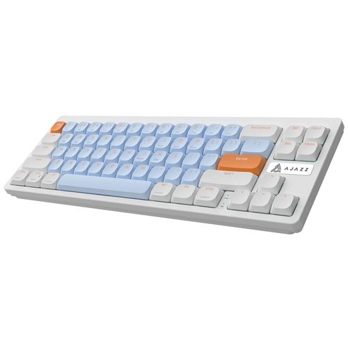 Игровая клавиатура Ajazz AKL680 Blue White Low-profile Red Switch