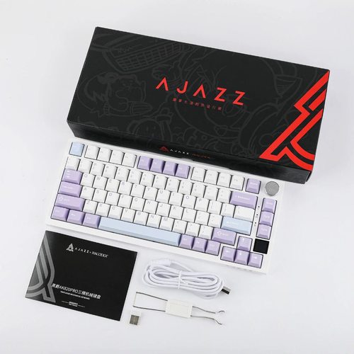 Игровая клавиатура Ajazz AK820 Pro Purple OEM Ajazz Gift Switch