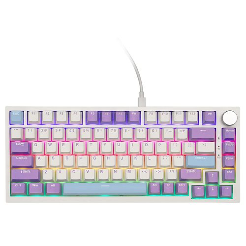 Игровая клавиатура Ajazz AK820 Blue White Purple Ajazz Sea Salt Switch