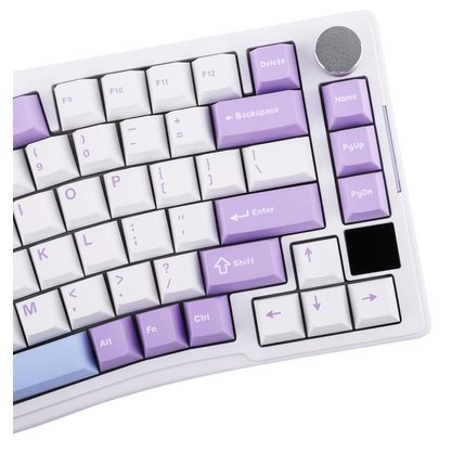 Игровая клавиатура Ajazz AKS075 White Purple Ajazz Flying Fish Switch