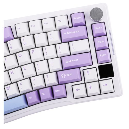 Игровая клавиатура Ajazz AKS075 White Purple Ajazz Flying Fish Switch