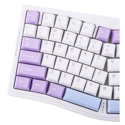 Игровая клавиатура Ajazz AKS075 White Purple Ajazz Flying Fish Switch