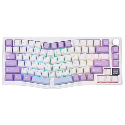 Игровая клавиатура Ajazz AKS075 White Purple Ajazz Flying Fish Switch