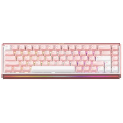 Игровая клавиатура AKKO RAY68 HE Magnetic Wireless AstroAim Magnetic Switches (розовый)