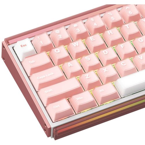 Игровая клавиатура AKKO RAY68 HE Magnetic Wireless AstroAim Magnetic Switches (розовый)