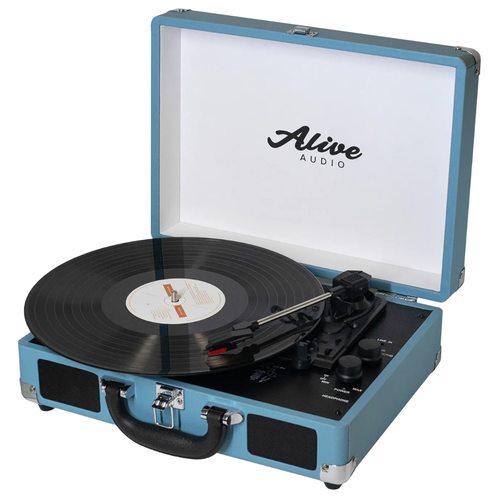 Виниловый проигрыватель Alive Audio Glam Aqua BT