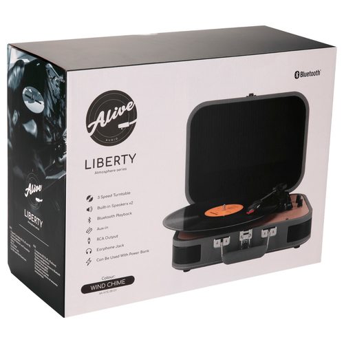 Виниловый проигрыватель Alive Audio Liberty Wind Chime BT