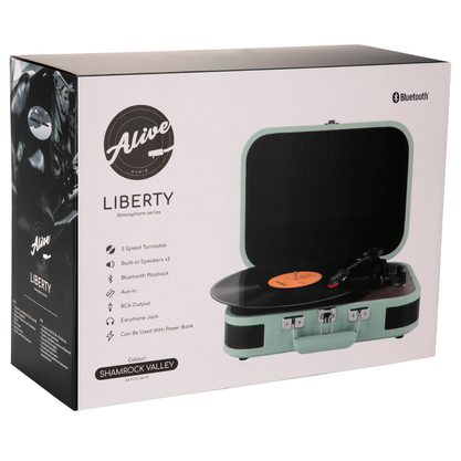 Виниловый проигрыватель Alive Audio Liberty Shamrock Valley BT