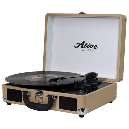 Виниловый проигрыватель Alive Audio Glam Latte