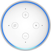 Amazon Echo Dot 3-е поколение с часами (белый)