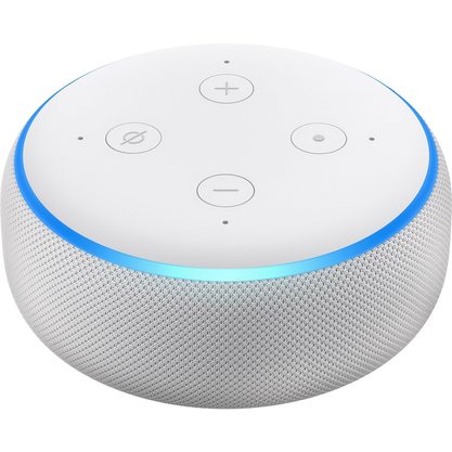 Умная колонка Amazon Echo Dot 3-е поколение с часами (белый)