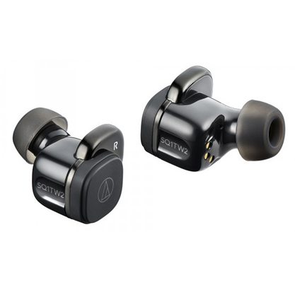 Беспроводные наушники Audio-Technica ATH-SQ1TW2 (черный)