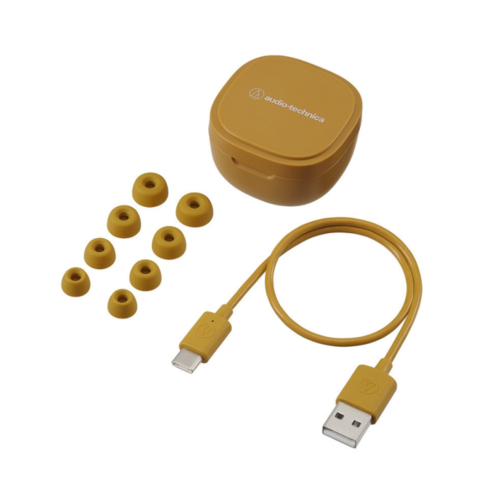 Беспроводные наушники Audio-Technica ATH-SQ1TW (золотой)