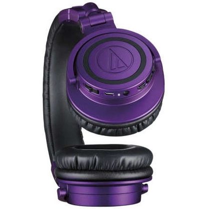 Беспроводные наушники Audio-Technica ATH-M50xBT (черный/фиолетовый)