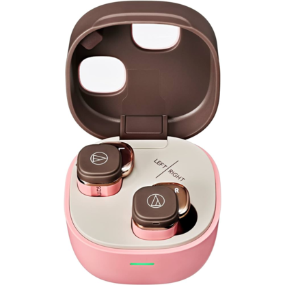 Беспроводные наушники Audio-Technica ATH-SQ1TW2 (розово-коричневый)