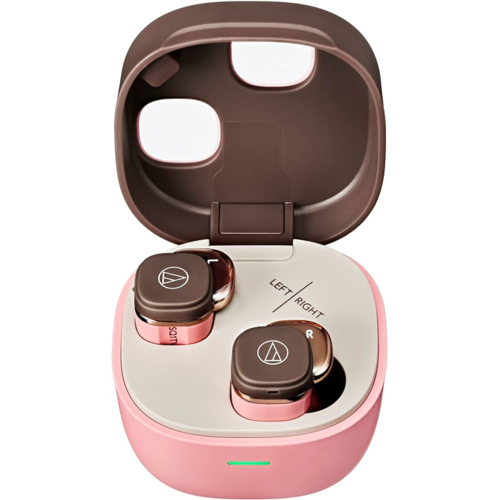 Беспроводные наушники Audio-Technica ATH-SQ1TW2 (розово-коричневый)