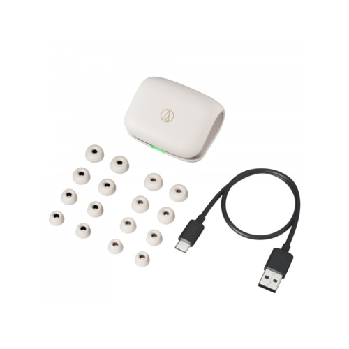 Беспроводные наушники Audio-Technica ATH-TWX7 (белый)