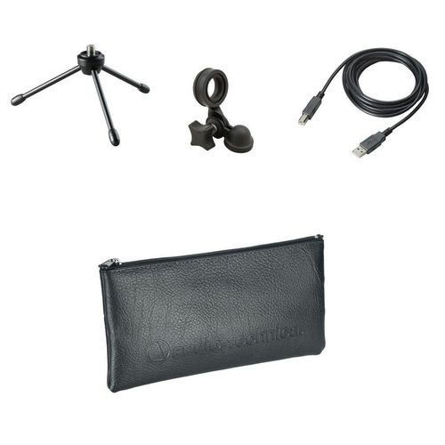 Микрофон Audio-Technica AT2020 USB+ черный