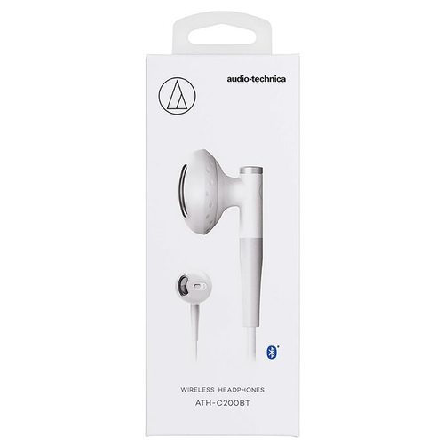 Беспроводные наушники Audio-Technica ATH-C200BT (белый)
