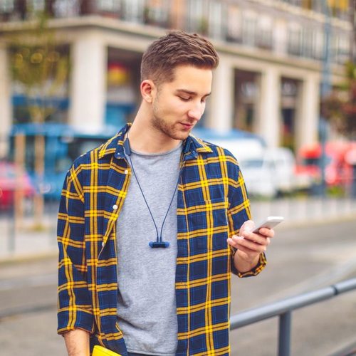 Беспроводные наушники Audio-Technica ATH-CLR100BT (синий)