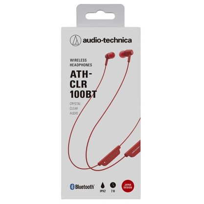 Беспроводные наушники Audio-Technica ATH-CLR100BT (красный)