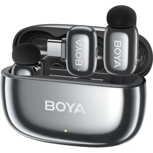 Микрофон BOYA Mini 2-02 (серебристый)