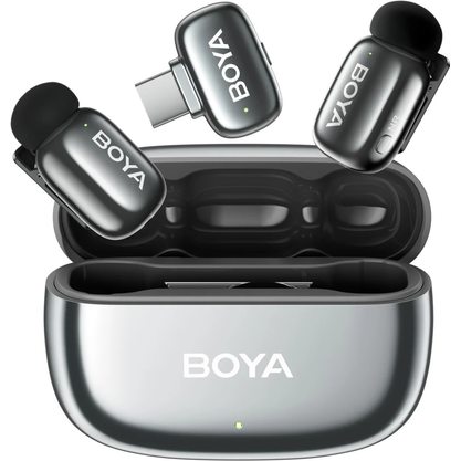 Микрофон BOYA Mini 2-02 (серебристый)