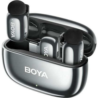 Микрофон BOYA Mini 2-02 (серебристый)