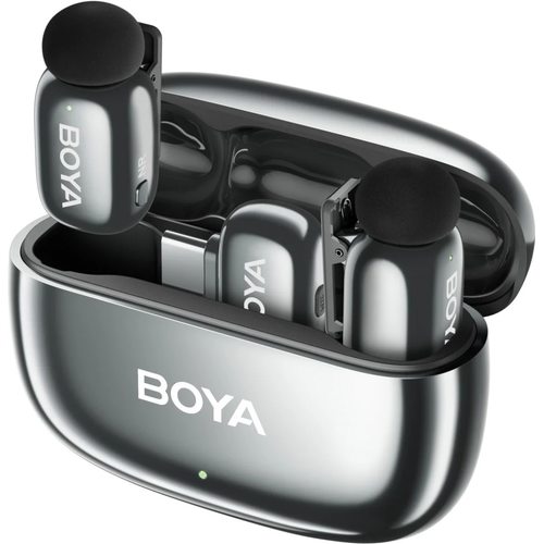 Микрофон BOYA Mini 2-02 (серебристый)