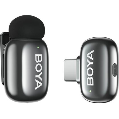 Микрофон BOYA Mini 2-02 (серебристый)