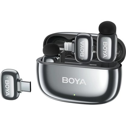 Микрофон BOYA Mini 2-01 (серебристый)