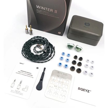 Наушники BQEYZ Winter 2 3.5 мм / 4.4 мм (зеленый)