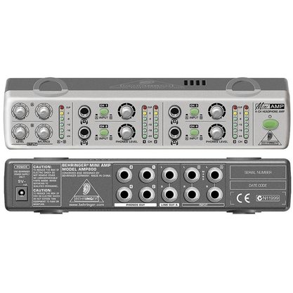 Стационарный усилитель и ЦАП Behringer AMP800
