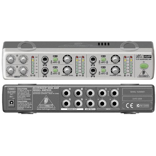 Стационарный усилитель и ЦАП Behringer AMP800