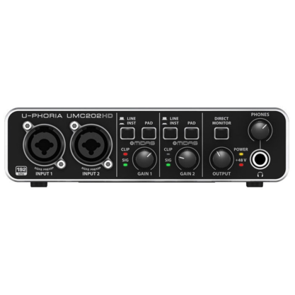 Звуковая карта (аудиоинтерфейс) Behringer UMC202HD