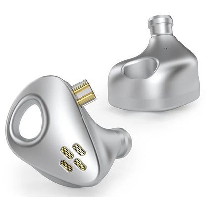 Наушники CCA CXS без микрофона (серебряный)