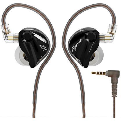 Наушники CCA Xyrra без микрофона 3.5 мм (черный)