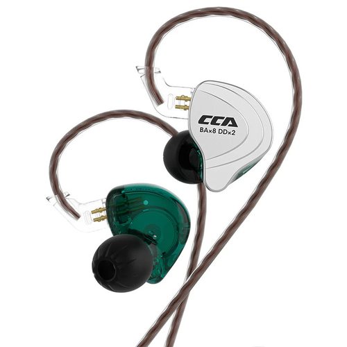 Наушники CCA C10 без микрофона (циан)