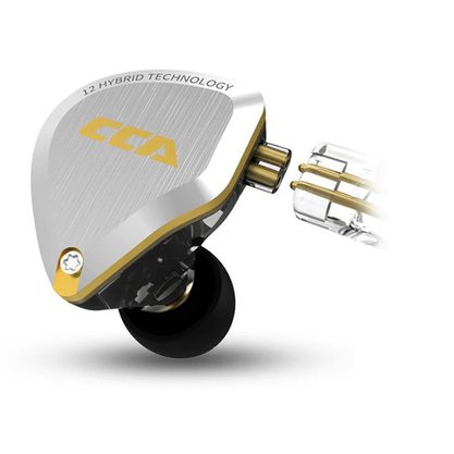 Наушники CCA C12 без микрофона (золотой)
