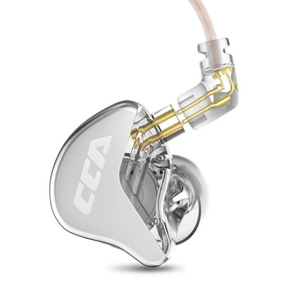 Наушники CCA CRA без микрофона (серебристый)