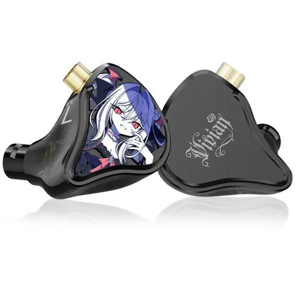 Наушники CVJ Vivian без микрофона (черный/рисунок)