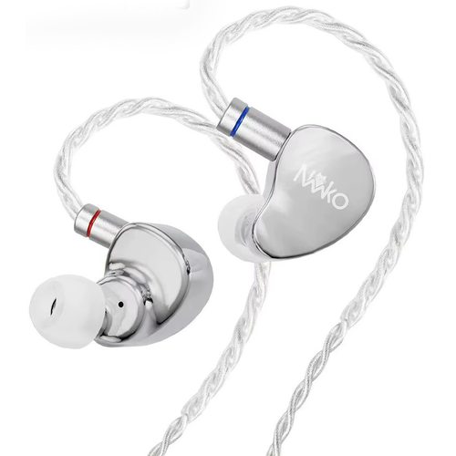 Наушники CVJ NEKO без микрофона 3.5 мм (серебристый)